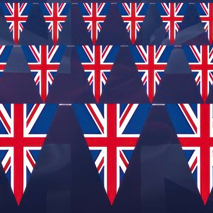 Union Jack Party Decorations Set - British Flag Banner, Balloons & Bunting For UK Theme Celebrations