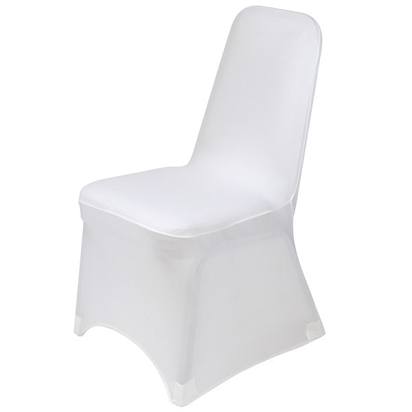 White Eleganza Wedding Function Chair Cover | Party Save Smile