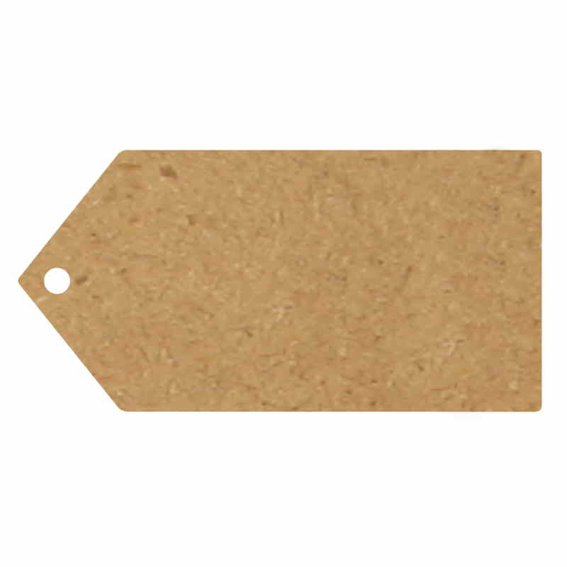 Brown Kraft | Craft Greeting Tags Pack of 10 | Party Save Smile