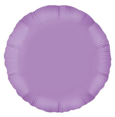 Lavender Circle Party Foil Balloon 18 Inch | Party Save Smile