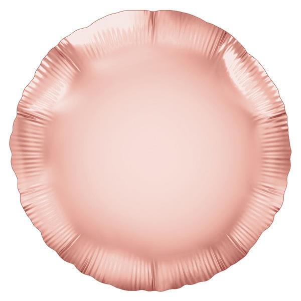 Rose Gold Circle Foil Balloon 18 inch | Party Save Smile