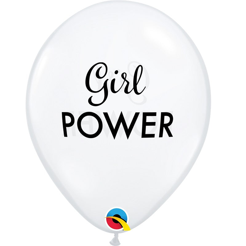 Girl Power Latex Balloons 11 inches Qualatex