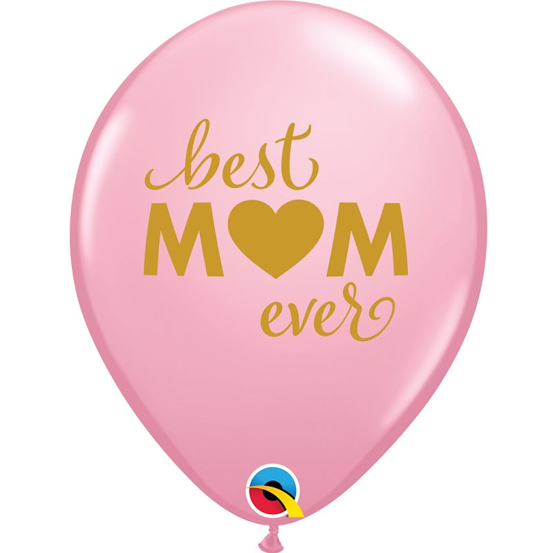 Best Mum Ever Latex Balloons 11 inches Qualatex