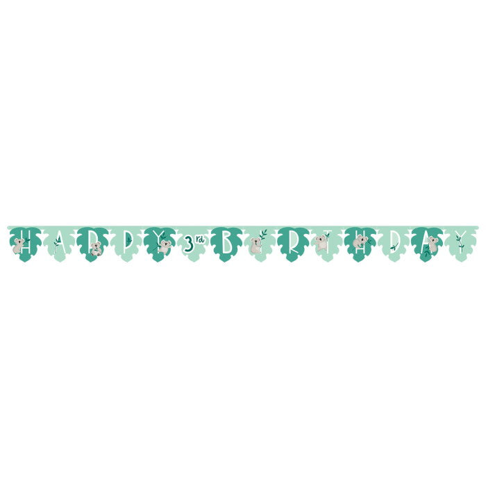 Koala Birthday Party Pack: Tableware & Decoration Kit