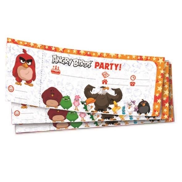 Angry Birds Party Invitations Pack of 20 Invites | Party Save Smile