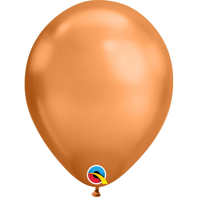 Chrome Copper Balloons Qualatex 11 inch Qualatex | Party Save Smile