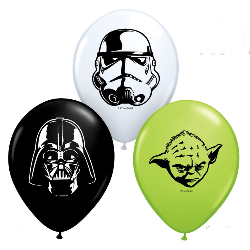 Mini Star Wars Latex Balloons 5 inches Qualatex