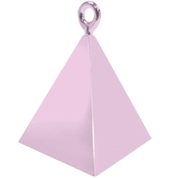 Baby Pink Pyramid Weights for Balloons 150 grams | Party Save Smile