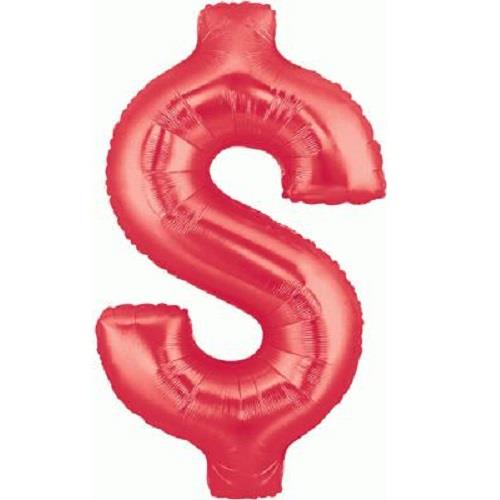Giant Dollar Sign Foil Balloons 40 Inches | Party Save Smile
