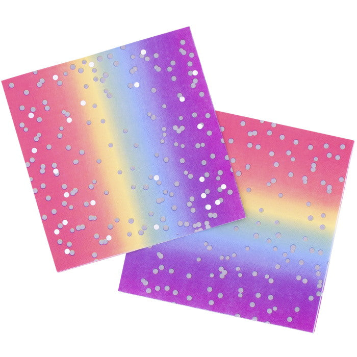 Ombre Rainbow Party Pack: Tableware Party Kit