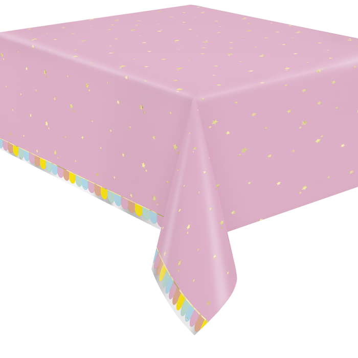 Ice Cream Plastic Party Tablecloth 137 x 213cm | Party Save Smile