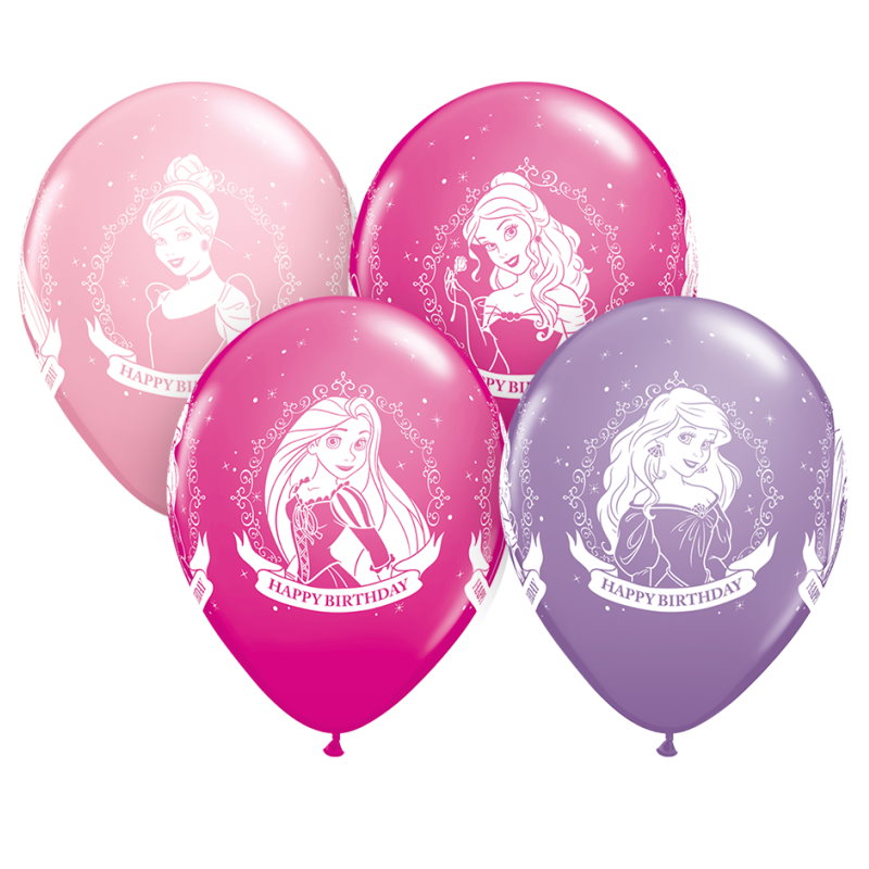Latex Disney Princess Birthday Balloons 11 Inches