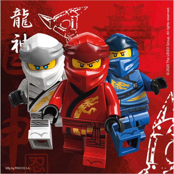 Lego Ninjago Party Pack: Tableware Party Kit