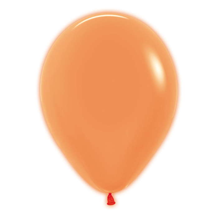 Sempertex Neon Orange Latex Balloons 12 inch