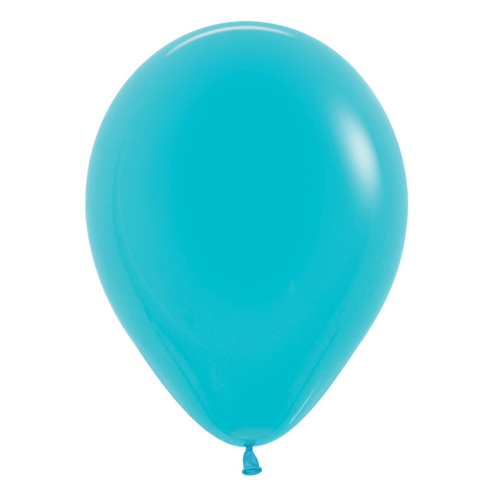 Caribbean Blue Latex Balloons 5 Inch Sempertex | Party Save Smile