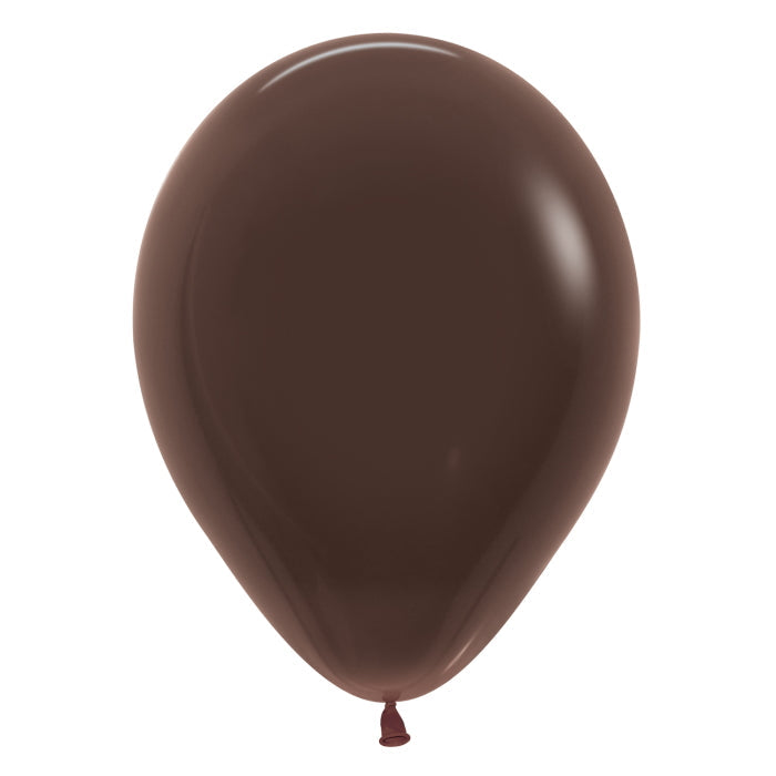 Chocolate Brown Latex Ballloons Sempertex 5 Inch | Party Save Smile