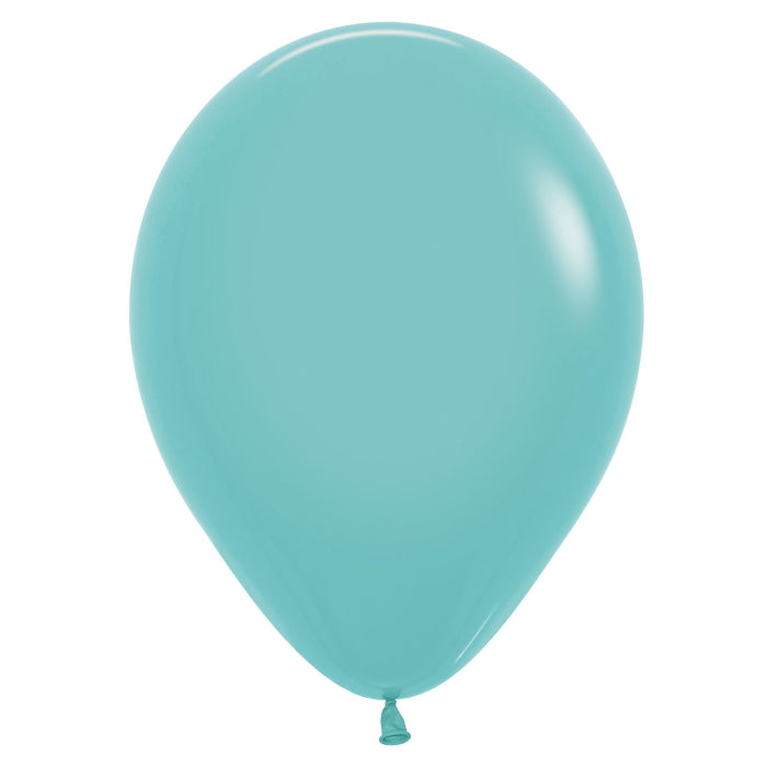 Aquamarine Blue Latex Balloons 5 Inch Sempertex | Party Save Smile