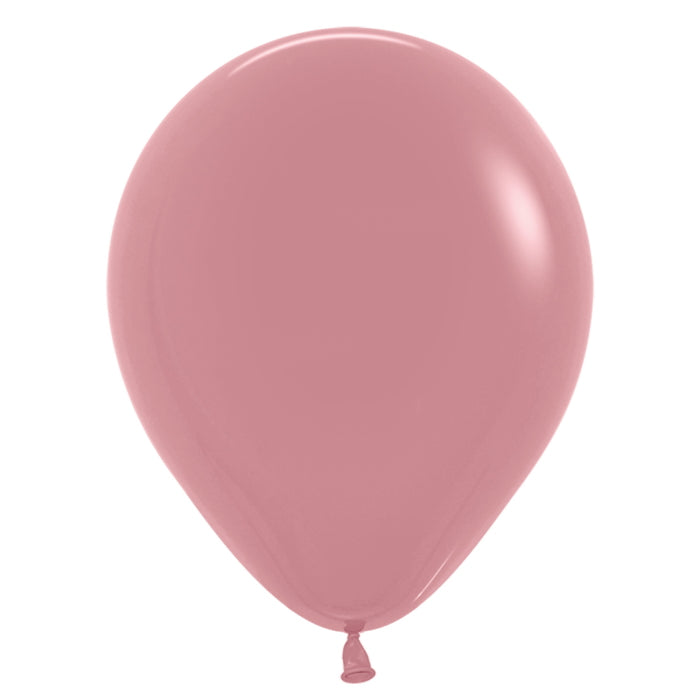 Rosewood Pink Latex Balloons 5 Inch Sempertex | Party Save Smile