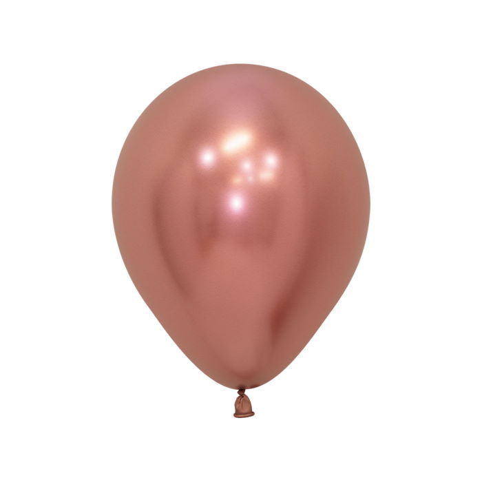 Reflex Rose Gold Latex Ballloons Sempertex 5 Inch | Party Save Smile