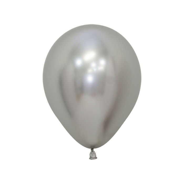 Metallic Silver Latex Balloons Sempertex 5 inch | Party Save Smile