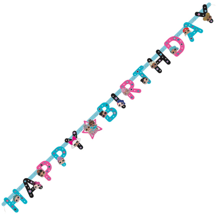 Happy Birthday Lol Surprise Party Banner 1.8 Metres | Party Save Smile