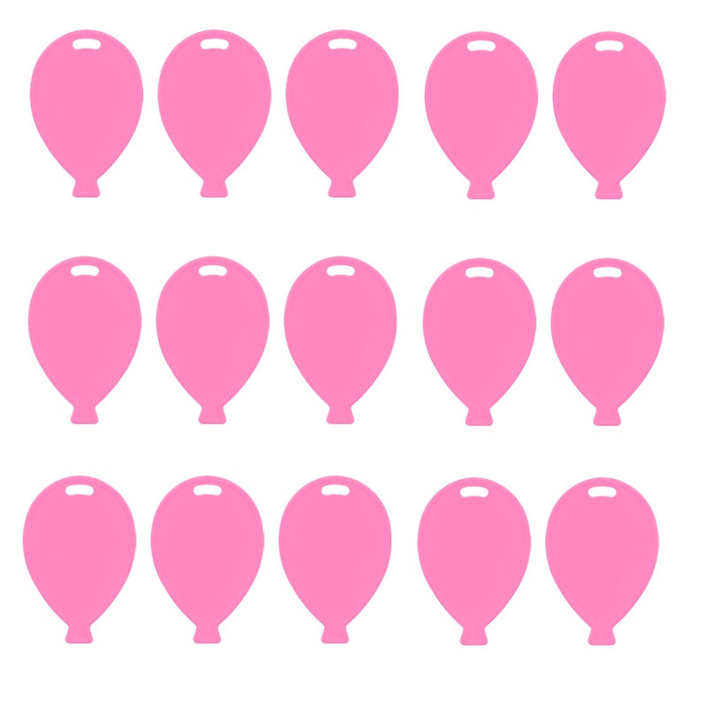 Hot Pink Helium Balloon Weights Flat | Party Save Smile