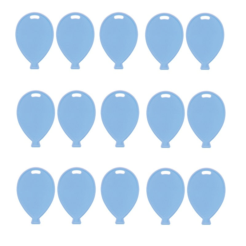 Baby Blue Helium Balloon Weights Flat | Party Save Smile