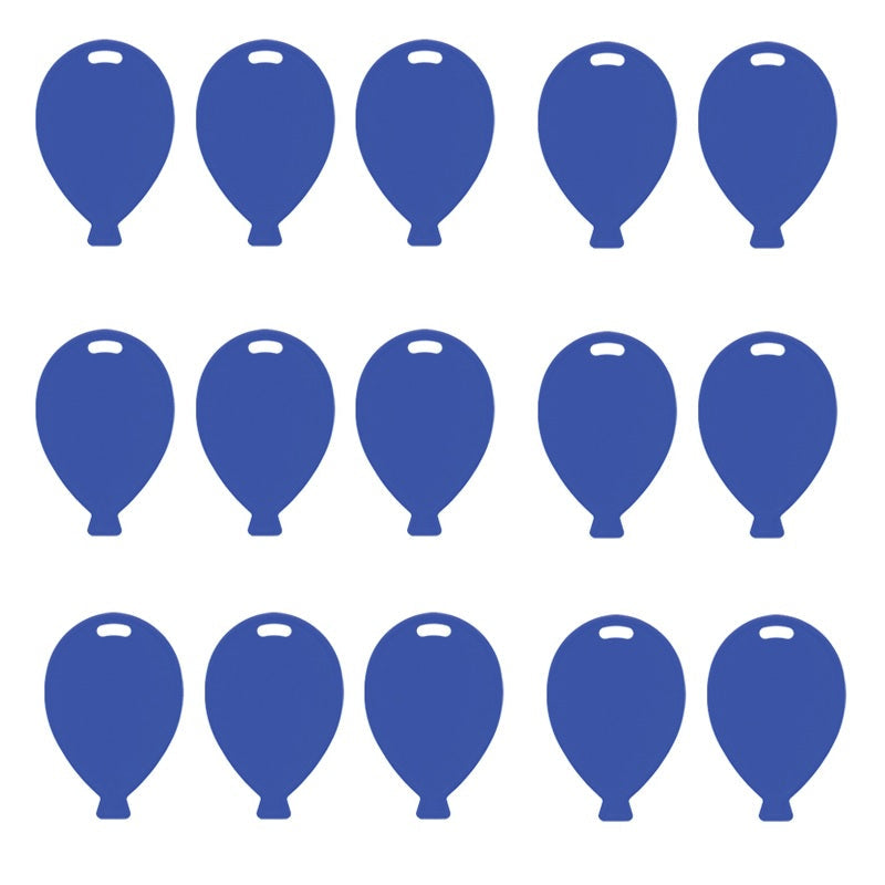 Royal Blue Helium Balloon Weights Flat | Party Save Smile