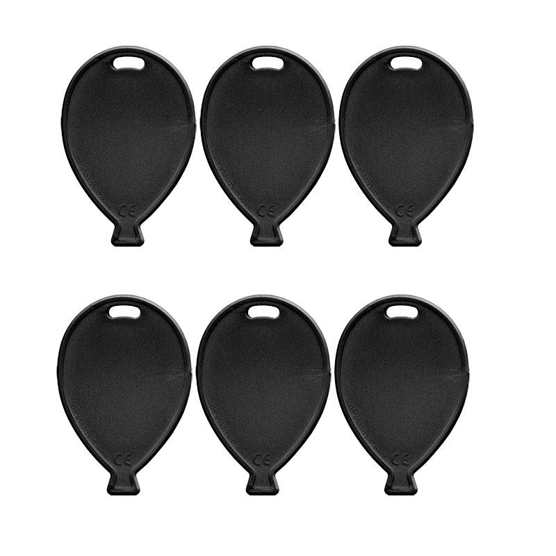 Black Balloon Weights Flat 175g | Party Save Smile
