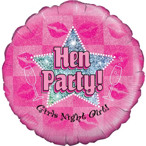 Hen Party Foil Balloons Girls Night Out 18 Inch | Party Save Smile