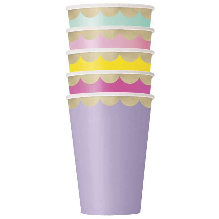 Pastel Paper Cups Pack of 10 | Party Save Smile
