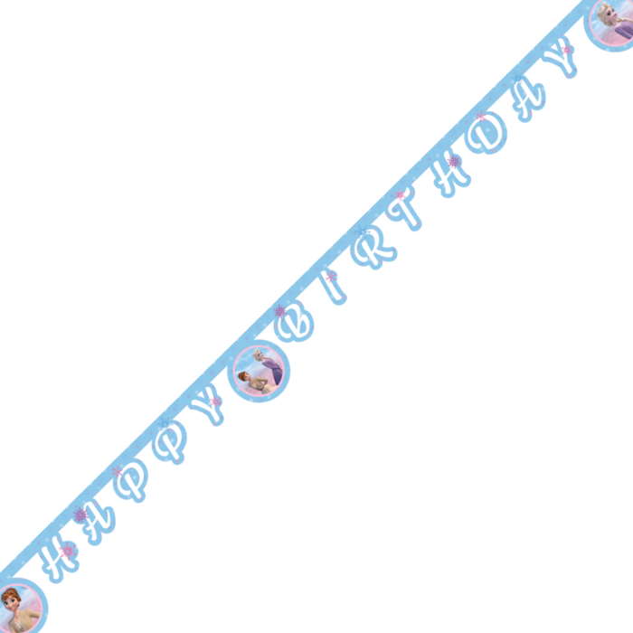 Frozen Birthday Banner Wind Spirit 2 Metres | Party Save Smile