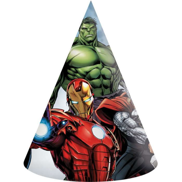 Avengers Party Hats Infinity Stones Pack of 6 Invites | Party Save Smile