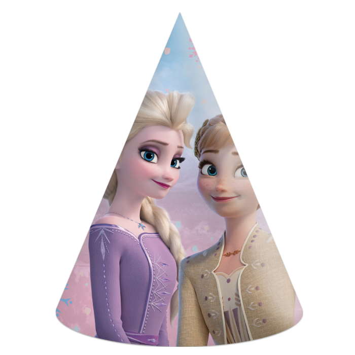 Frozen Party Hats Wind Spirit Pack of 6 | Party Save Smile