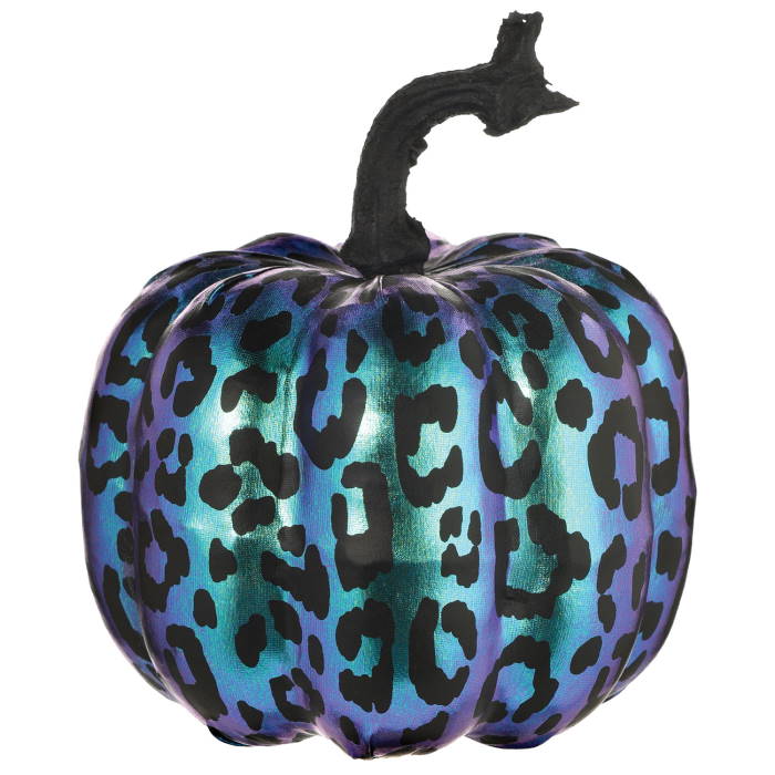 Purple Pumpkin Table Centrepiece Decorations 17cm | Party Save Smile