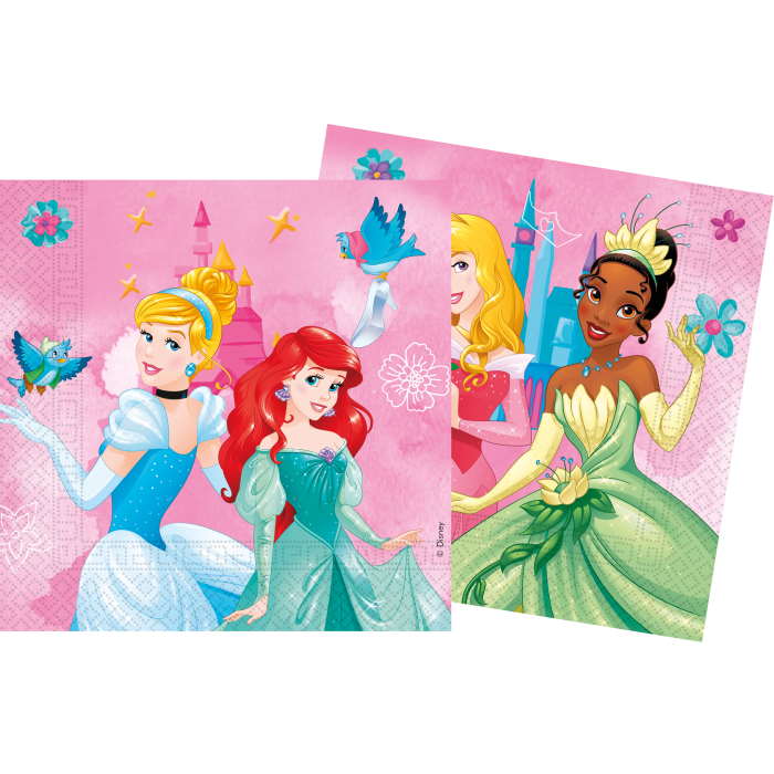Disney Princess Story Napkins Pack of 20 | Party Save Smile