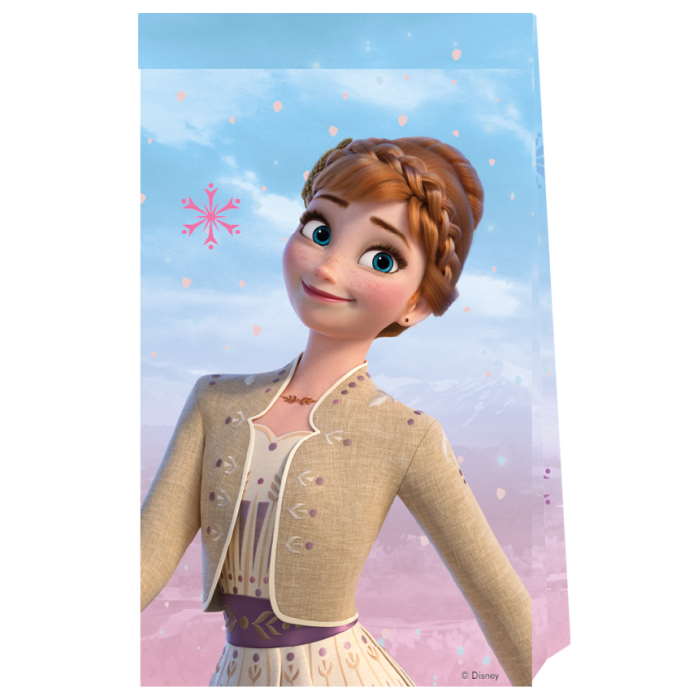 Frozen Paper Party Bags Wind Spirit Pack of 4 | Party Save Smile