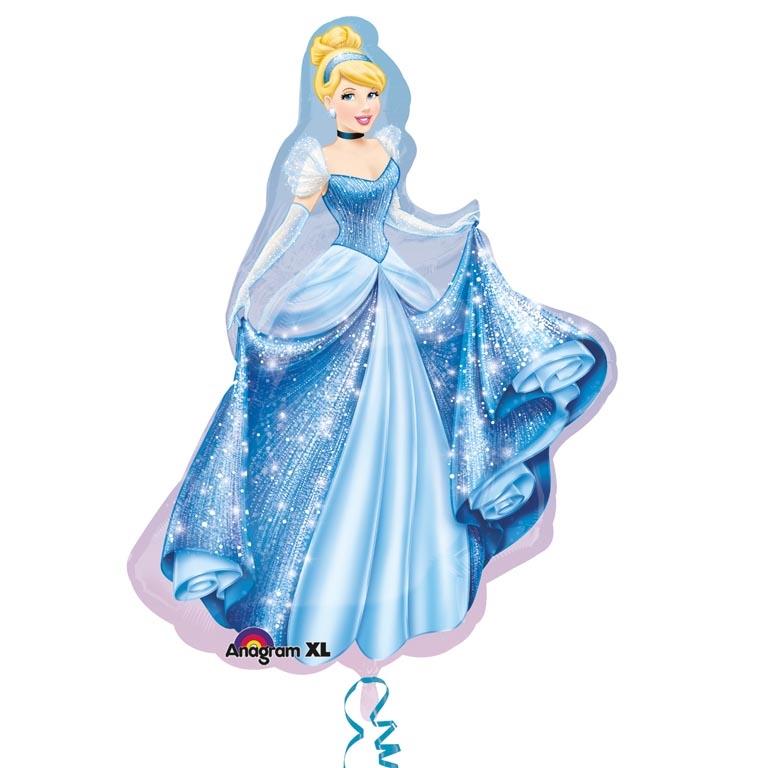 Foil Cinderella Shaped Balloons 33 Inches | Party Save Smile