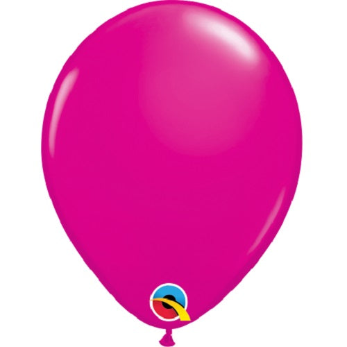 Wild Berry 5 Inch Latex Balloons: 5 inch Qualatex Decorator | Party Save Smile