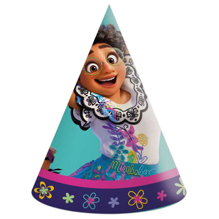 Encanto Card Party Hats Pack of 6 | Party Save Smile
