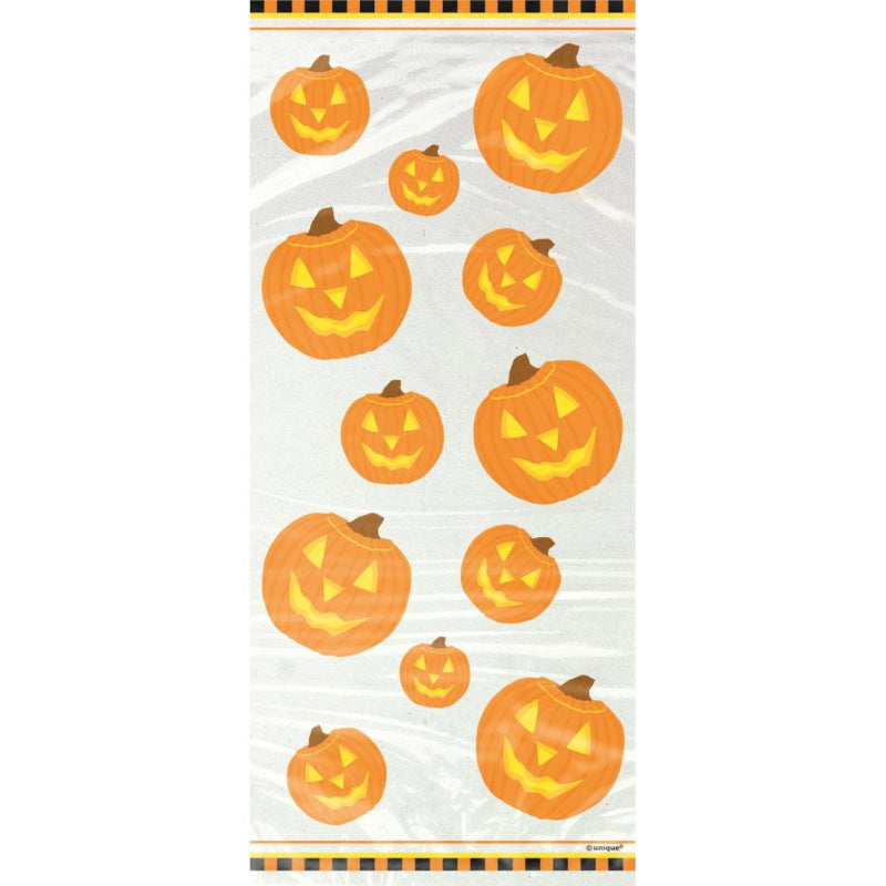 Halloween Pumpkin Party Cello Loot Favour Bags Pack of 20 | Party Save Smile