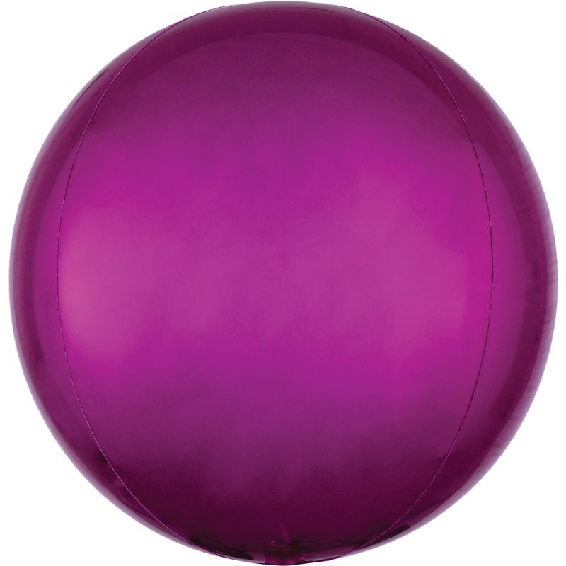 Hot Pink Orbz Balloon: Hot Pink Orb Balloon 15 inches | Party Save Smile