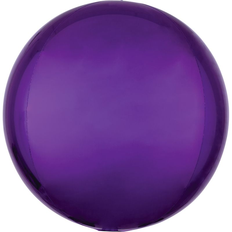 Purple Orbz Foil Balloons 15 inch | Party Save Smile