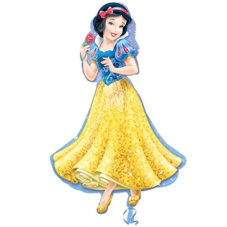 Shaped Snow White Foil Balloons 37 Inches | Party Save Smile