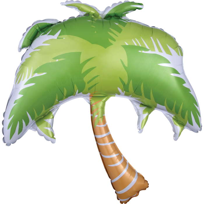 Shaped Palm Tree Foil Balloon 32 inches | Party Save Smile