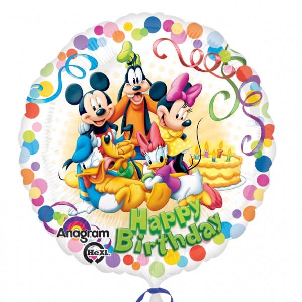 Mickey Minnie & Goofy Happy Birthday Foil Balloon | Party Save Smile