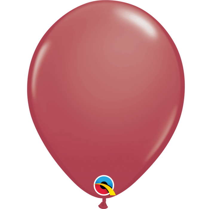 Cranberry 11 inch Qualatex Latex Balloons | Party Save Smile