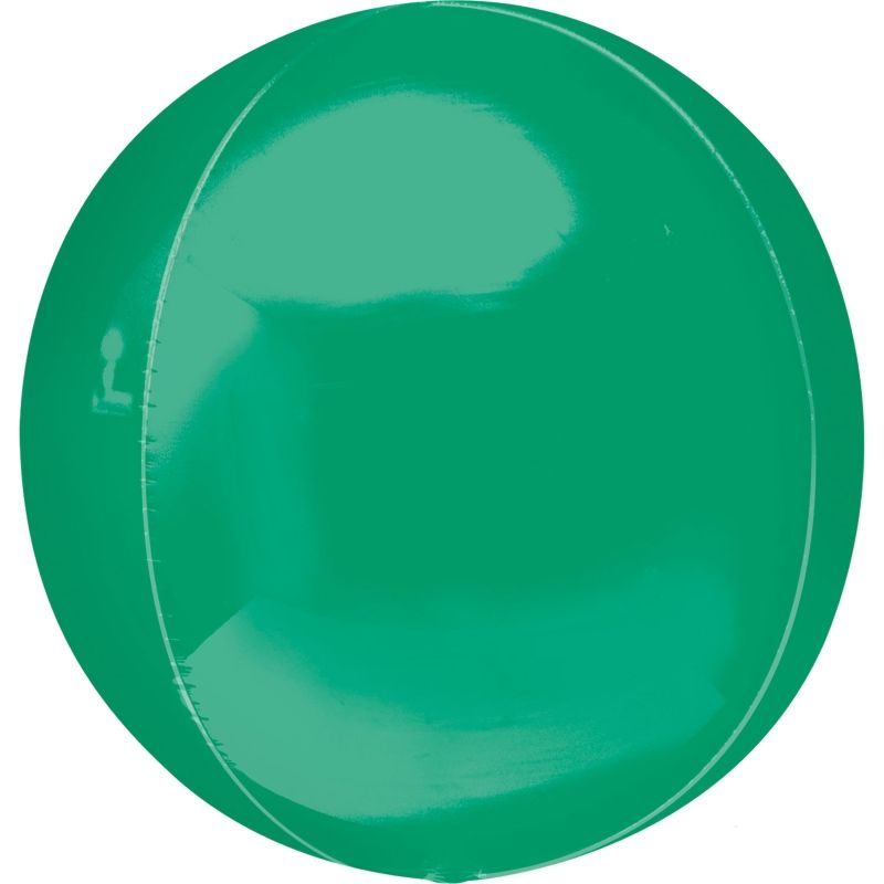 Dark Green Orbz Foil Balloon 15 inches | Party Save Smile