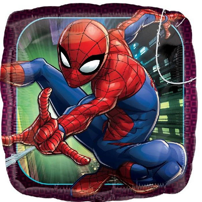 Animated Spiderman Foil Balloon 18 inches | Party Save Smile