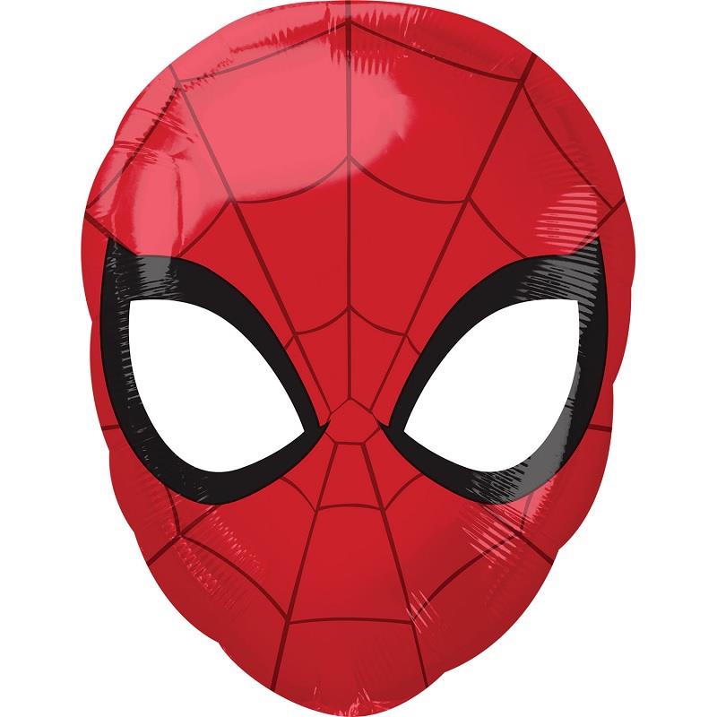 Marvel Spiderman Head Shaped Foil Balloon 18 Inch | Party Save Smile